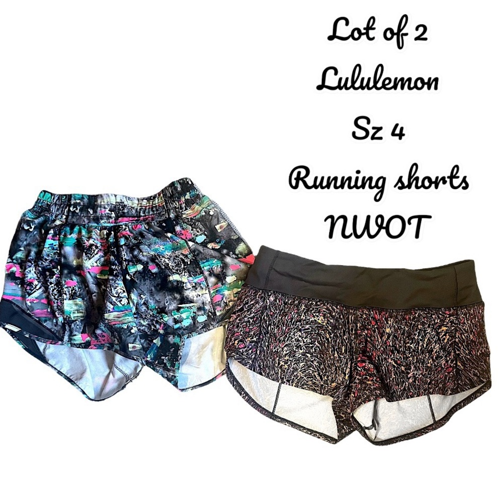 Bundle of 2 pair Lululemon running shorts